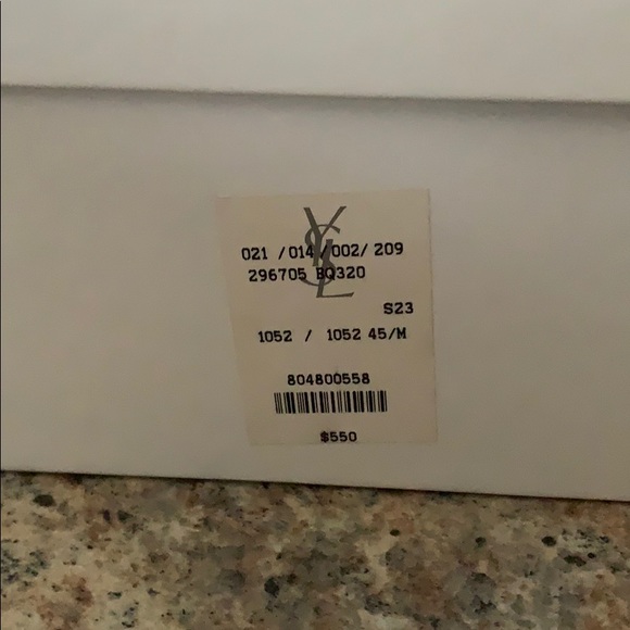 Men’s YSL sneakers - Picture 2 of 7